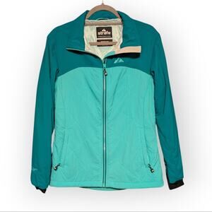 Strafe Women's Polartec Alpha Jacket Nylon Outdoor Teal Blue Green Medium